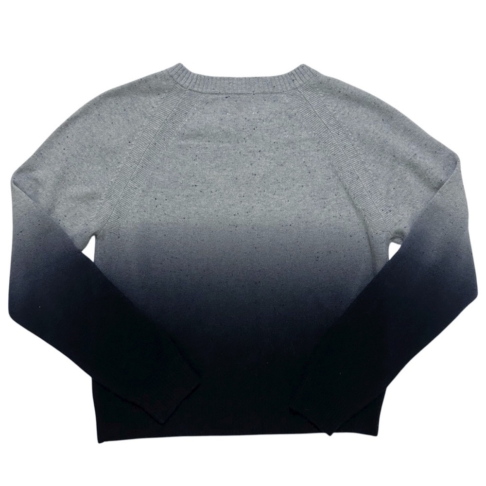 Brodie Cashmere The Ivy Ombre Cashmere Sweater - Blue SMALL - Picture 2 of 7